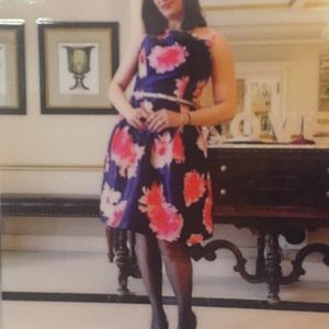 Jessica Howard Black & Pink floral dress